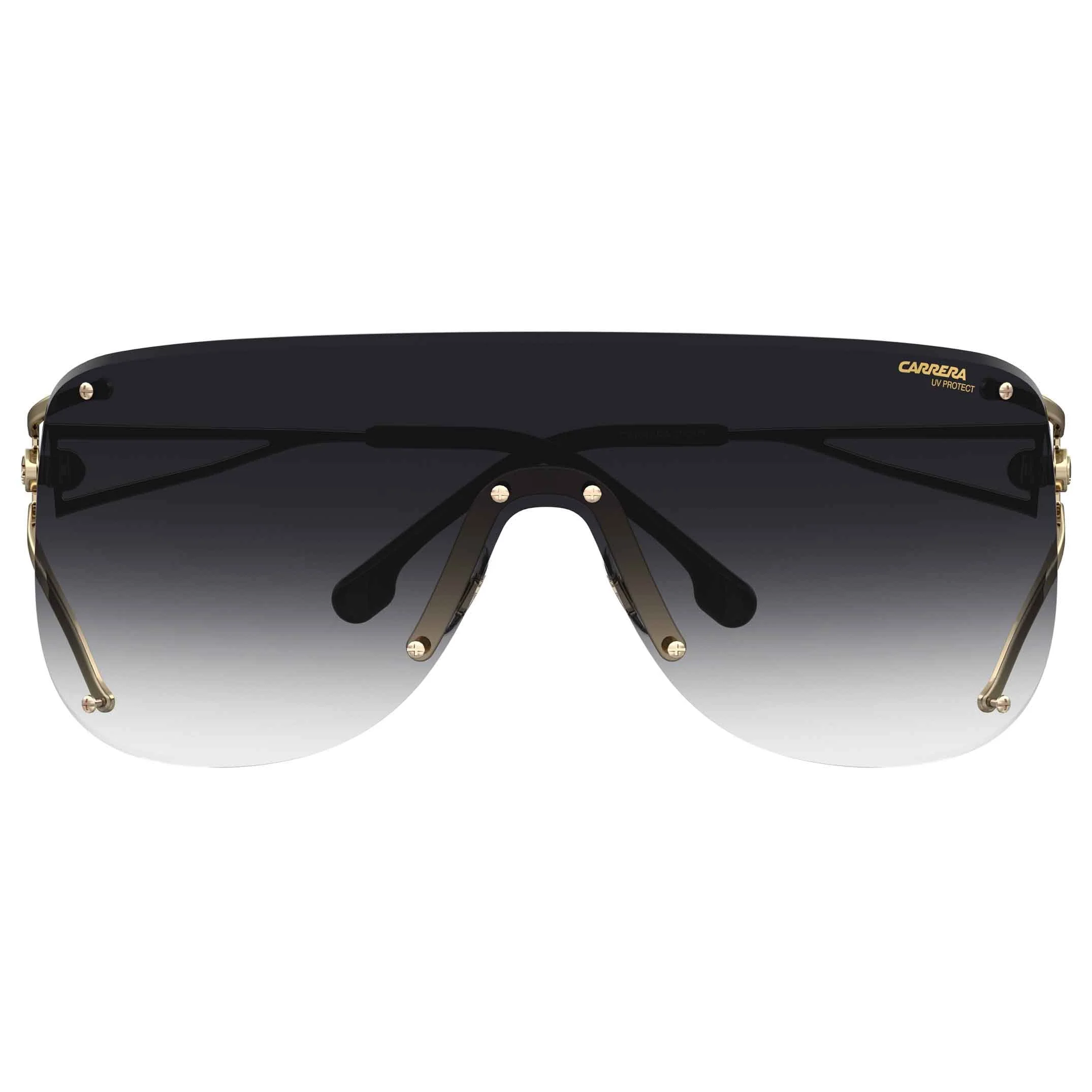 3006 Women's Rimless Shield Sunglasses - Image 6