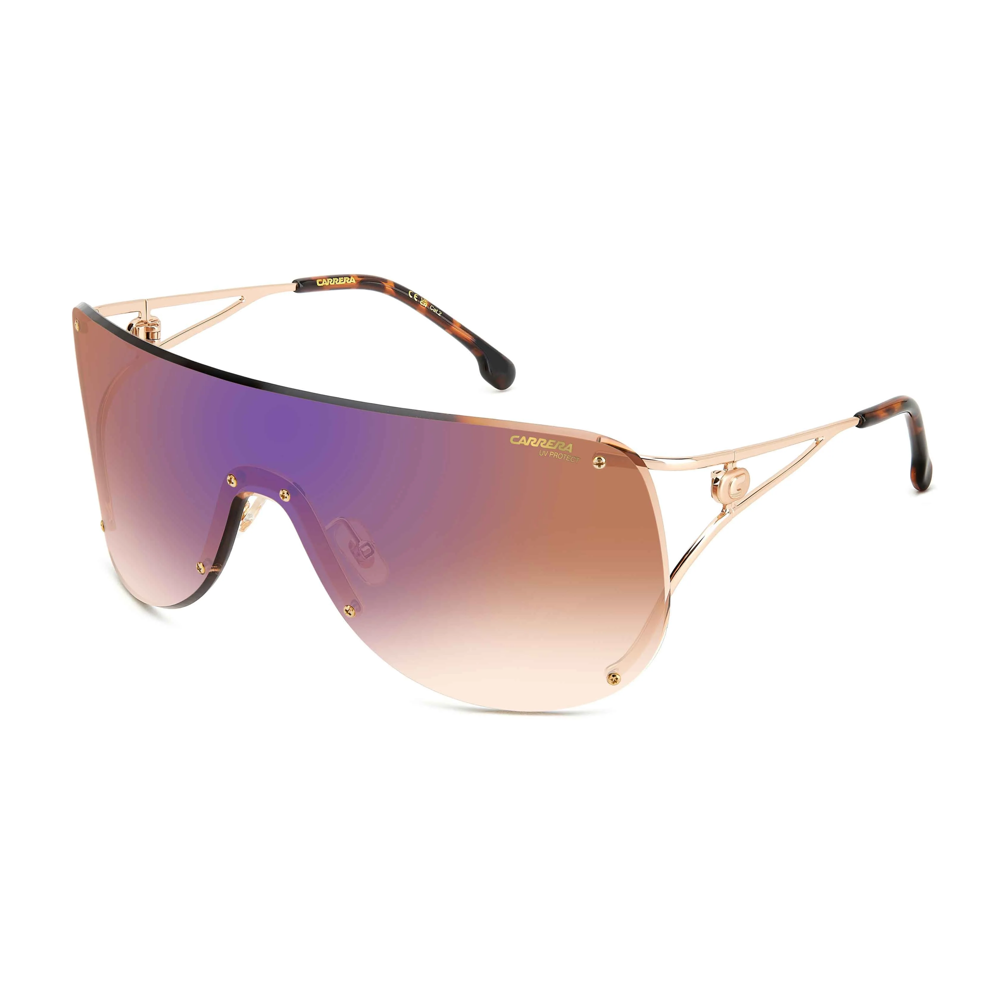 3006 Women's Rimless Shield Sunglasses - Image 7