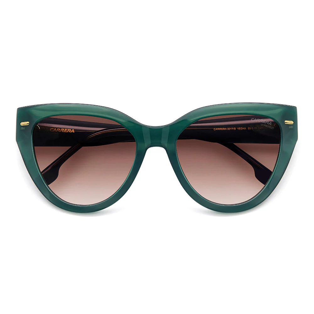 3017 Women's Thick Frame Cat Eye Sunglasses - Image 3