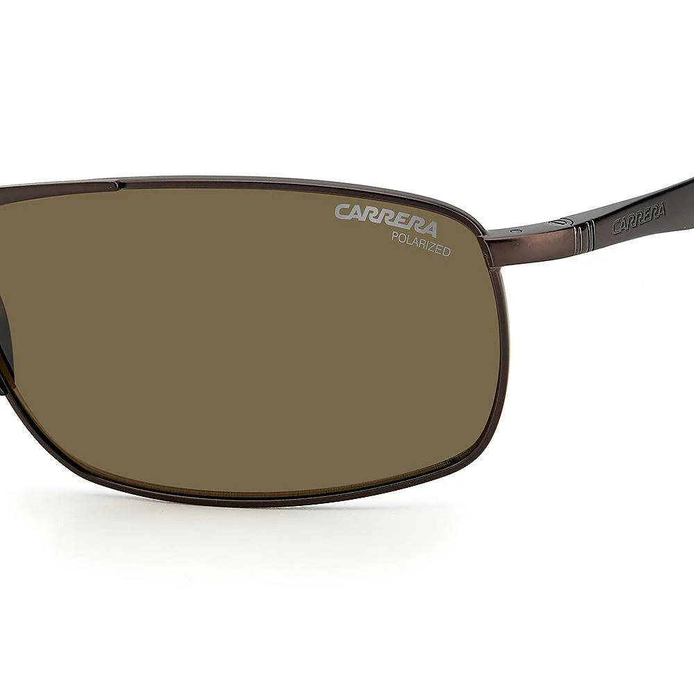 8039 Mens Narrow Frame Rectangular Sunglasses - Image 8