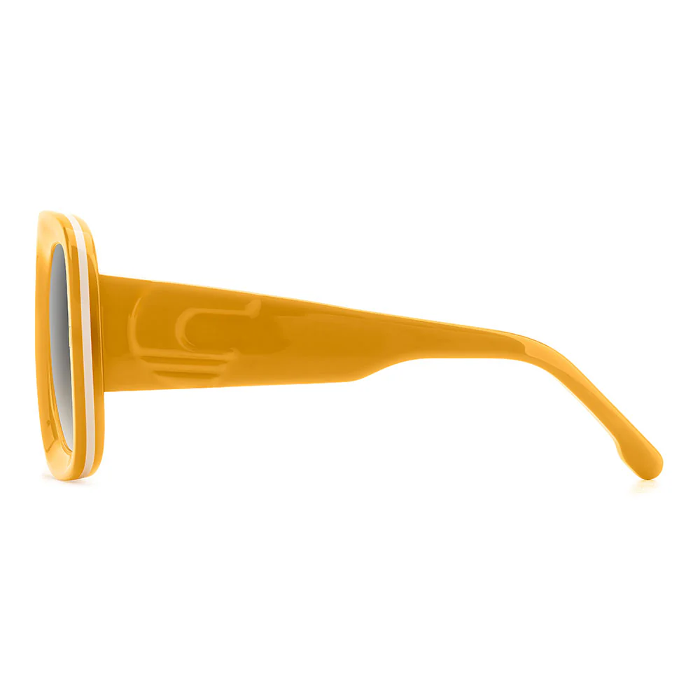 Flaglab 18 Two-Tone Oversized Shield Sunglasses - Image 12
