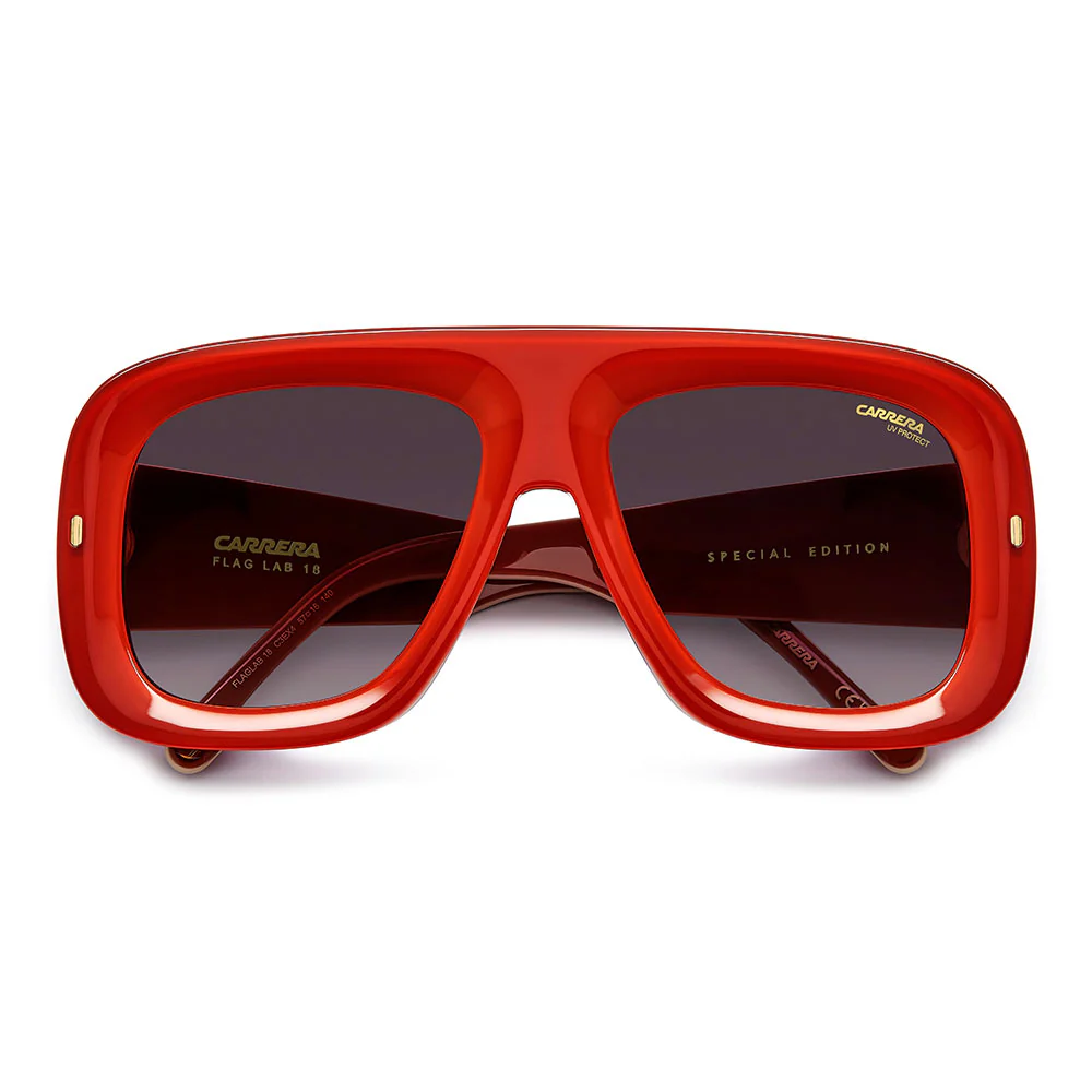 Flaglab 18 Two-Tone Oversized Shield Sunglasses - Image 17