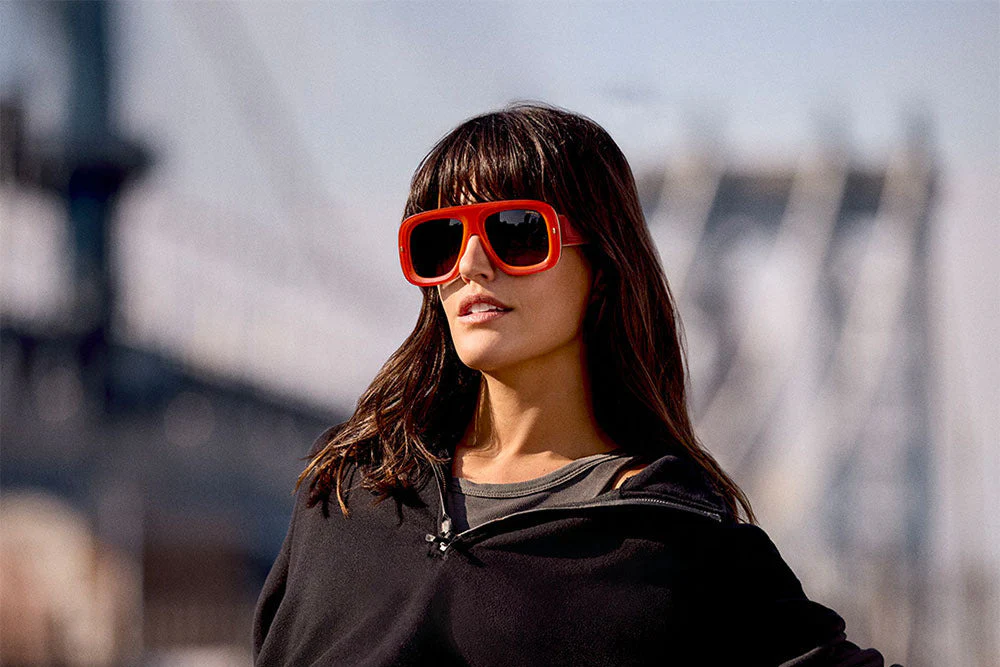 Flaglab 18 Two-Tone Oversized Shield Sunglasses - Image 21